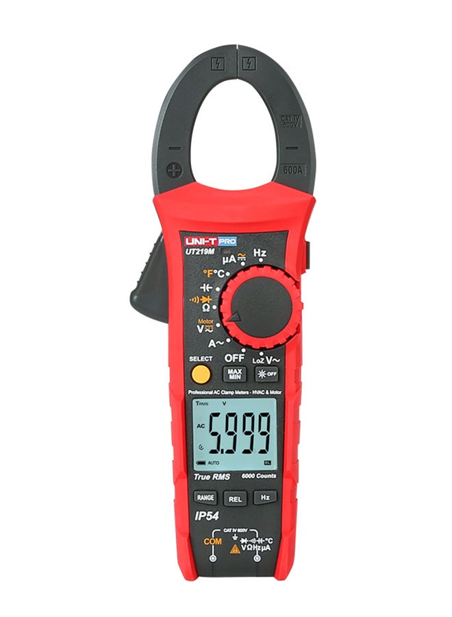 UNI-T Waterproof Professional Clamp Meter Red/Black