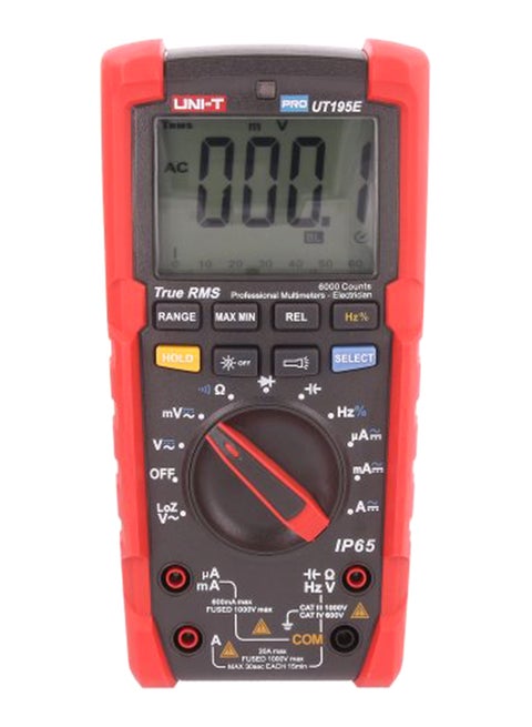 Electrician Digital Multimeter Red/Black