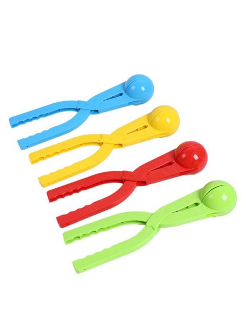Funny Clamp Snow Ball Maker Tool Toy 4x 1x 2cm