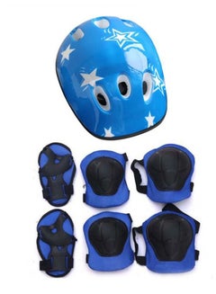 Generic 7-Piece Scooter Skate Roller Cycling Knee Elbow Pad Set  - Image 1