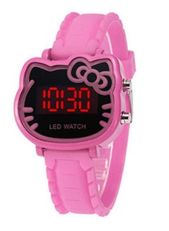 Generic Lovely Cartoon Cat Shape Electronic Watch  - Image 1