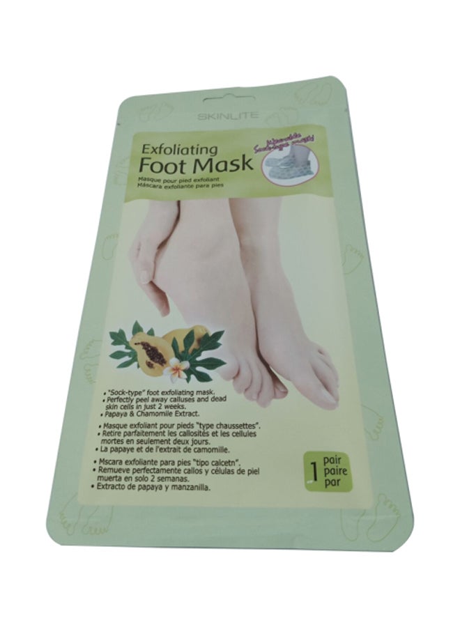 SKINLITE Exfoliating Foot Mask Papaya 