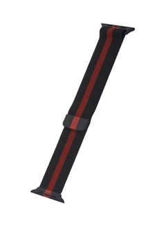 Replacement Band For Apple Watch Series 5/4/3 Sport Edition-42mm and 44mm Black/Red