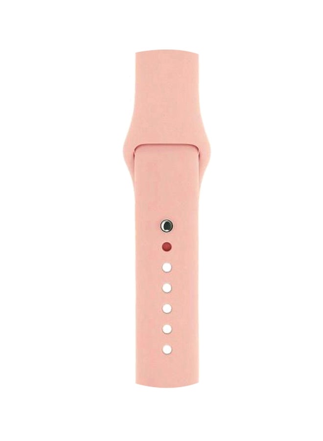 Elivebuyind - Replacement Silicone Band For Apple Watch 38mm Pink - Image 1