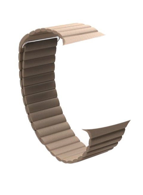 Replacement Band For Apple Watch 42mm Pale Brown