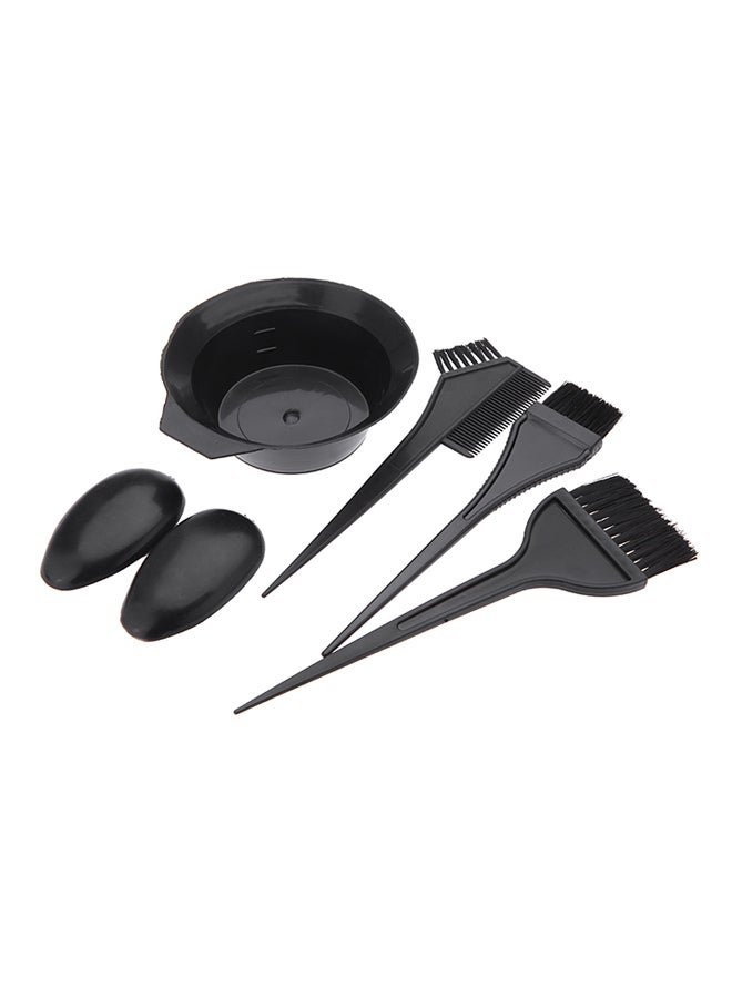 5-Piece Hair Color Dye Tool Set Black - Image 1