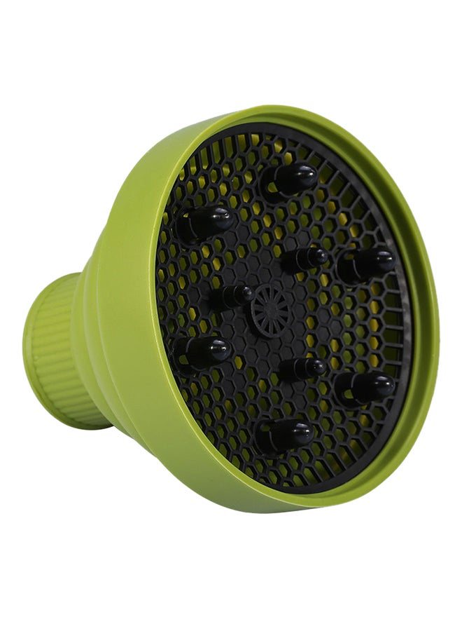 Folding Silicone Hair Dryer Green 0.15kg - Image 1