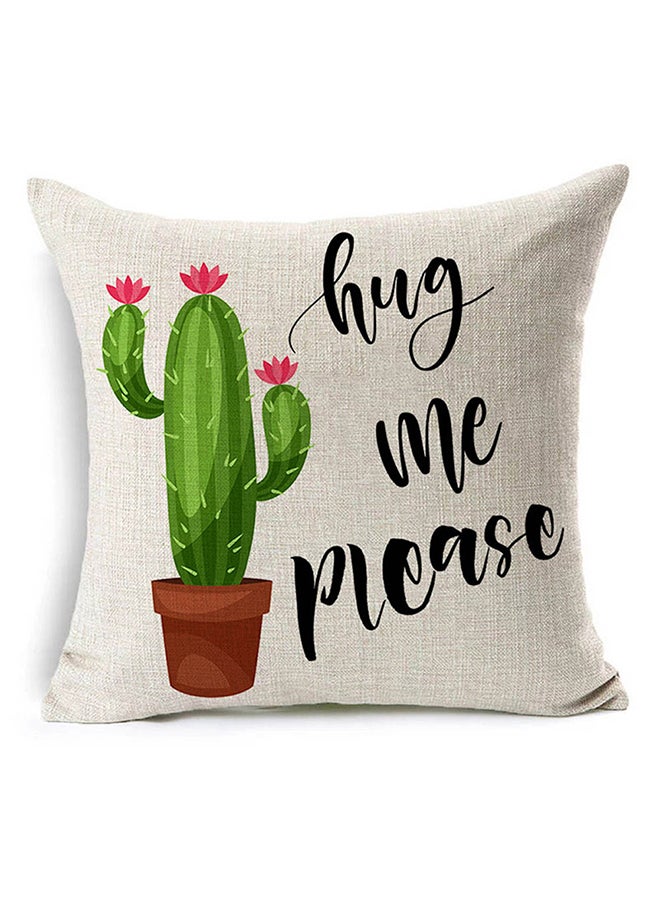 Sharpdo Modern Home Painted Pillowcase Cotton And Multicolour 45x45x1cm - Image 1