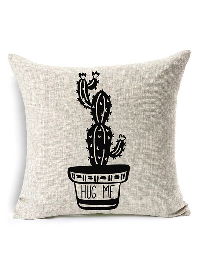 Sharpdo Modern Home Painted Pillowcase Cotton And Multicolour 45x45x1cm - Image 1