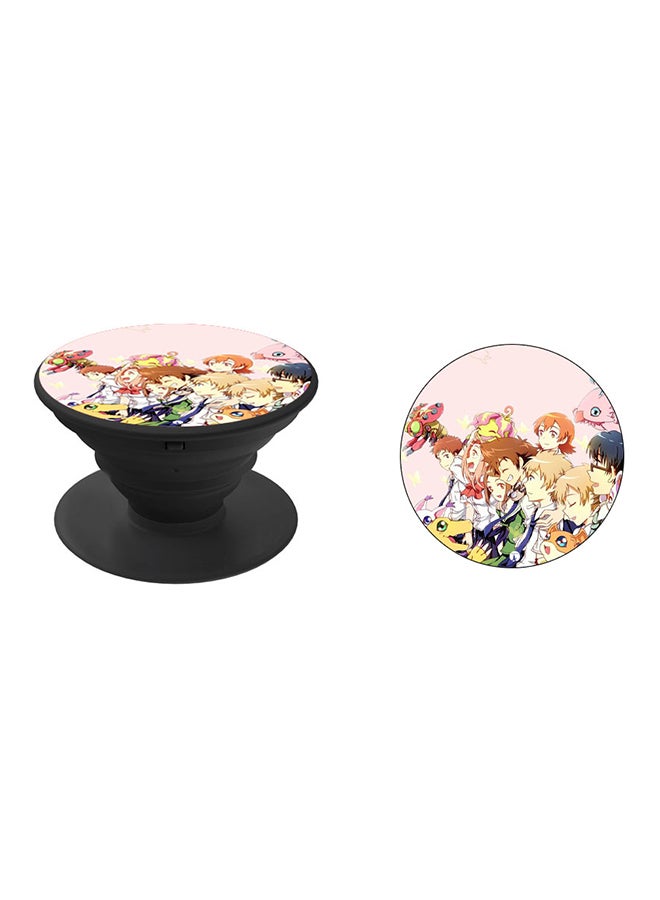 BP Pop Up Expanding Phone Grip Holder - Anime Digimon Multicolour