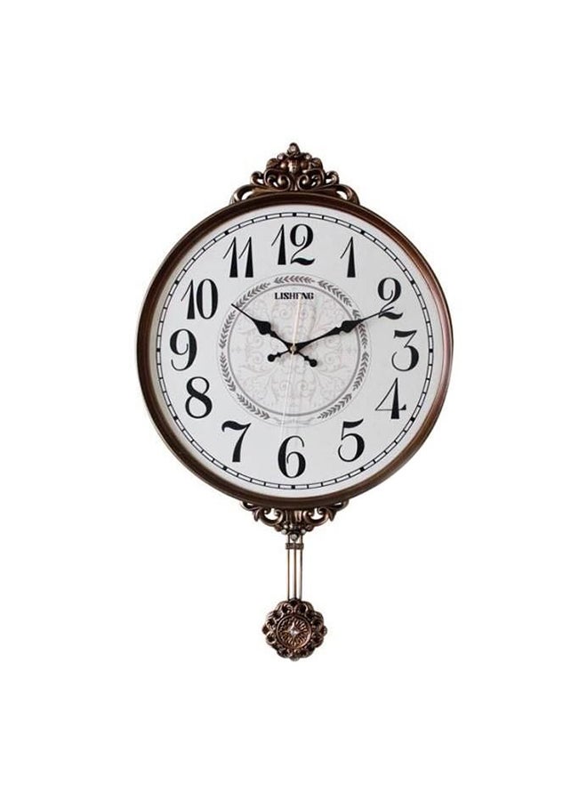 ساعة حائط قديمة الطراز بني 42 x 6 x 70سم