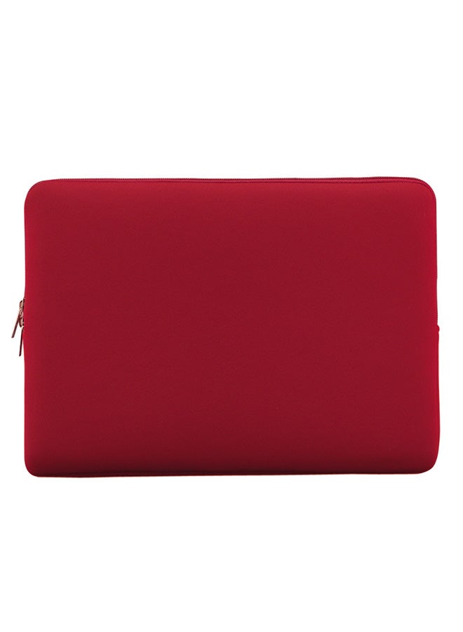 Lss Zipper Soft Sleeve Bag Case For Macbook Air Pro Red - Image 1