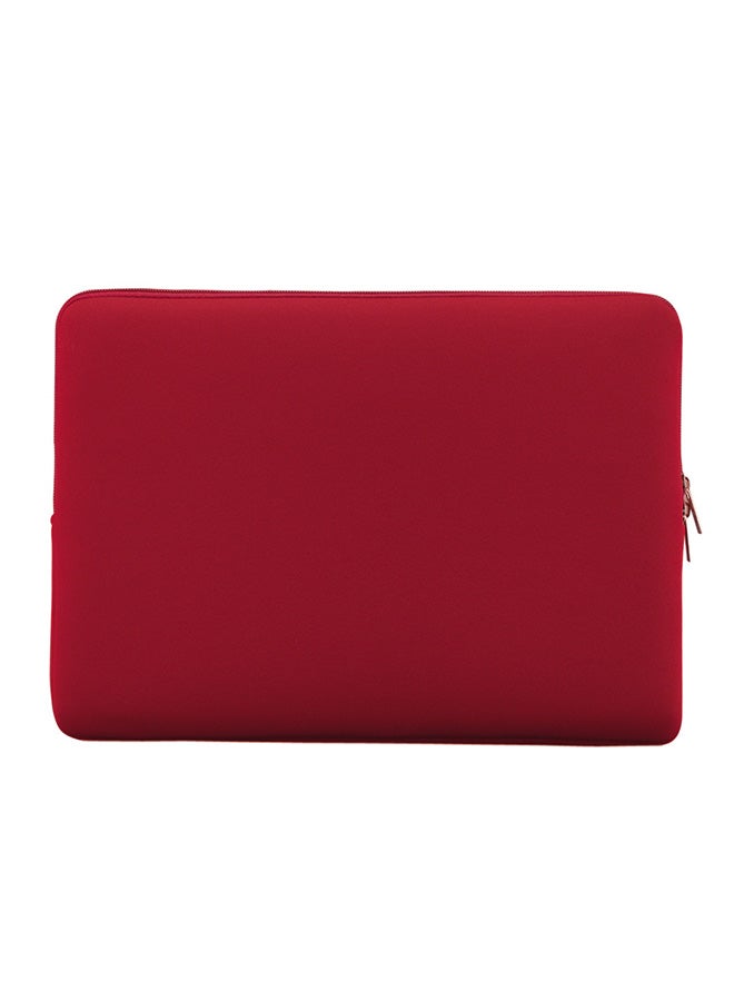 Lss Zipper Soft Sleeve Bag Case For Macbook Air Pro Red - Image 2
