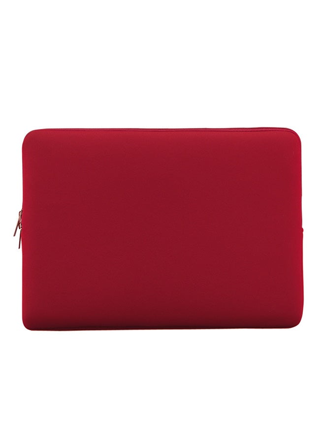Lss Zipper Soft Sleeve Bag Case For Macbook Air Red  - Image 2