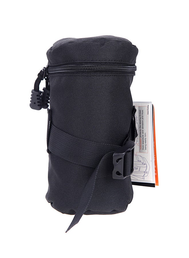 Fly Leaf DSLR Lens Case Pouch Bag Black 