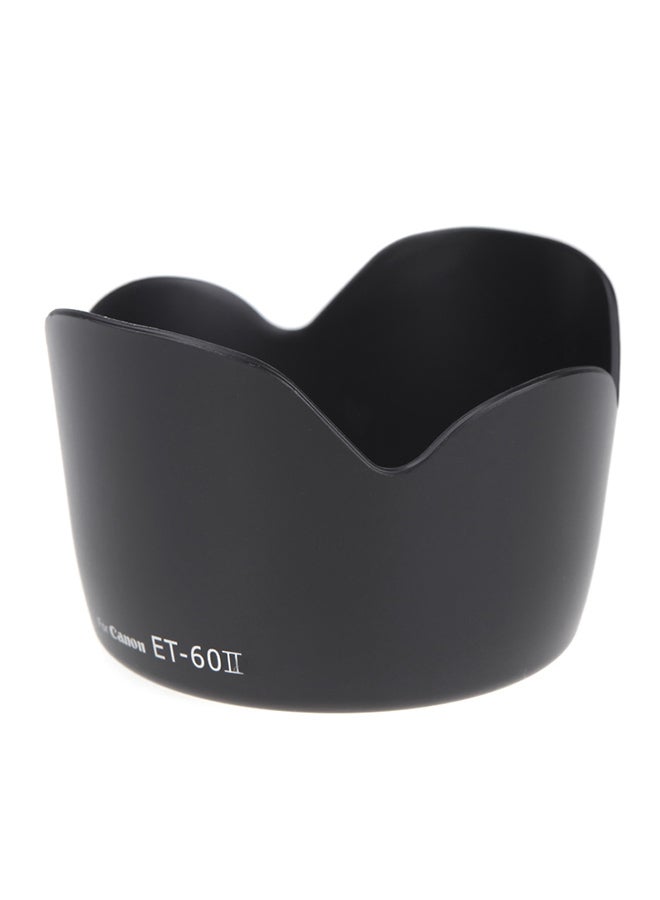 Generic Replacement Camera Lens Hood For Canon DSLR Black 