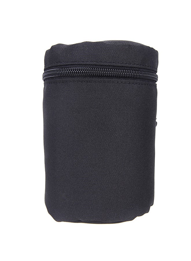 Fly Leaf DSLR Lens Case Pouch Bag Black 