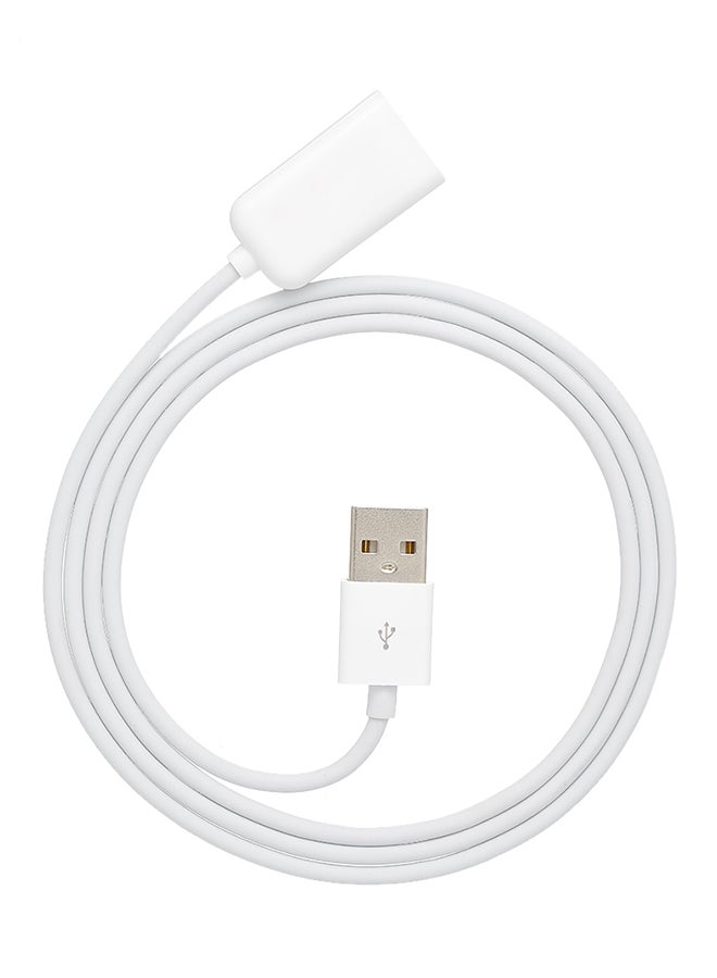 USB 2.0 Extension Cable Adapter White
