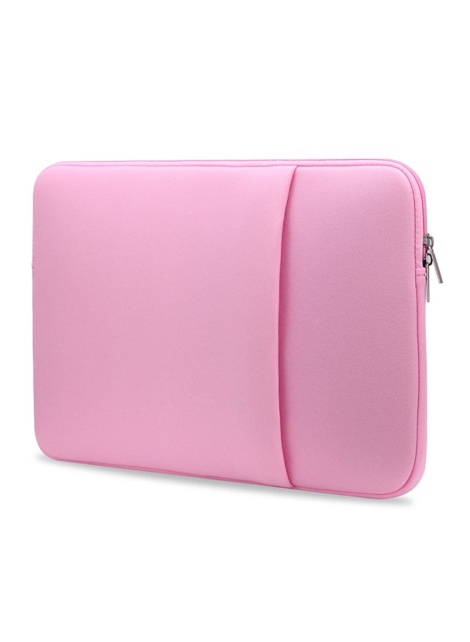 Zipper Pouch Case Cover For MacBook Air Pro Notebook Pink 