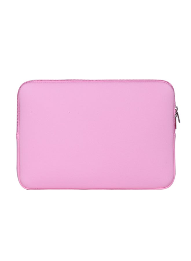 Zipper Soft Sleeve Bag Case For Macbook Air Pink