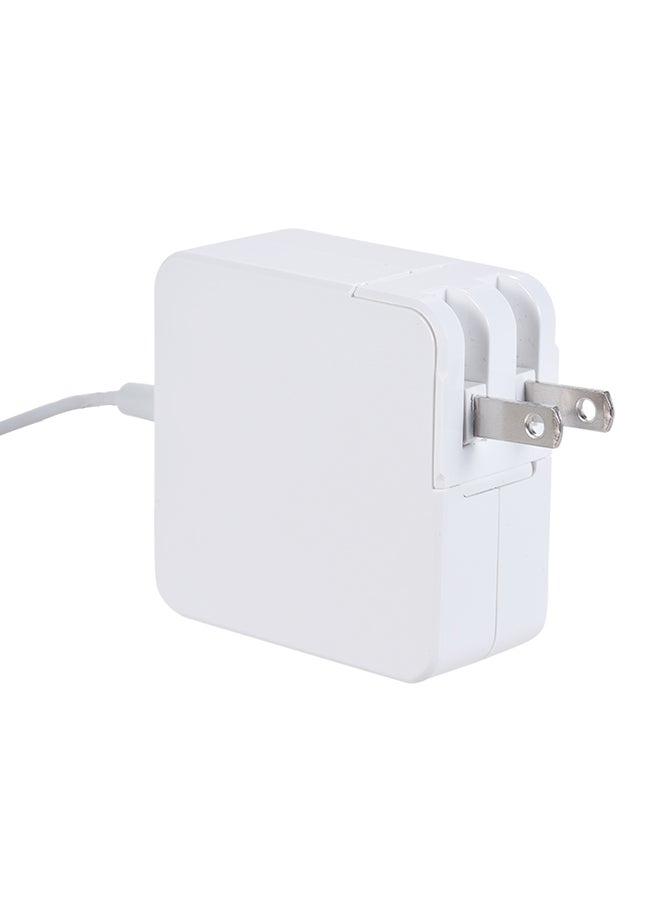 100V-240V Power Adapter  Replacement T-Type  Compact Charger For Macbook Air White