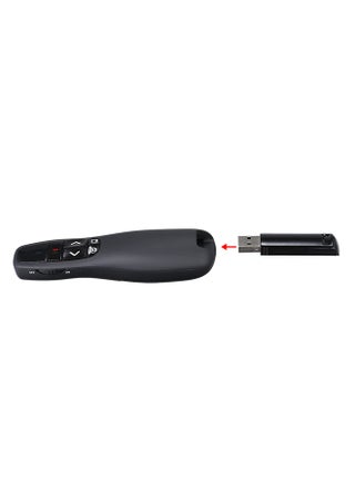 Wireless Laser Presentation Pointer Black - v1556362257/N24583598A_1