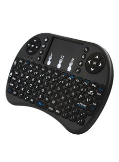 Wireless Mini Touchpad Keyboard Black