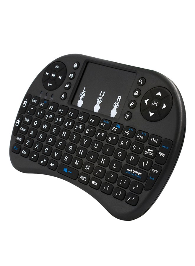 Generic - Wireless Mini Touchpad Keyboard Black - Image 1