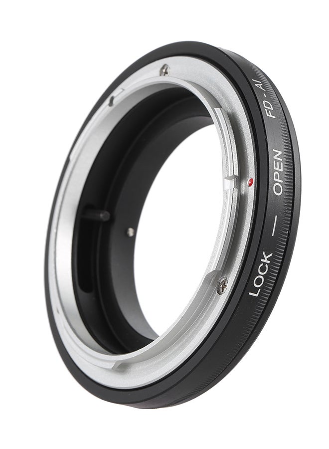 FD-EOS Adapter Ring Lens Mount Black 