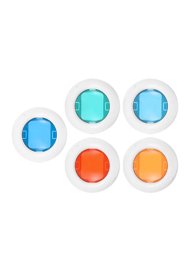5-Piece Mini Close Up Lens Set For Instax Mini 7s/8/8/9 Multicolour 