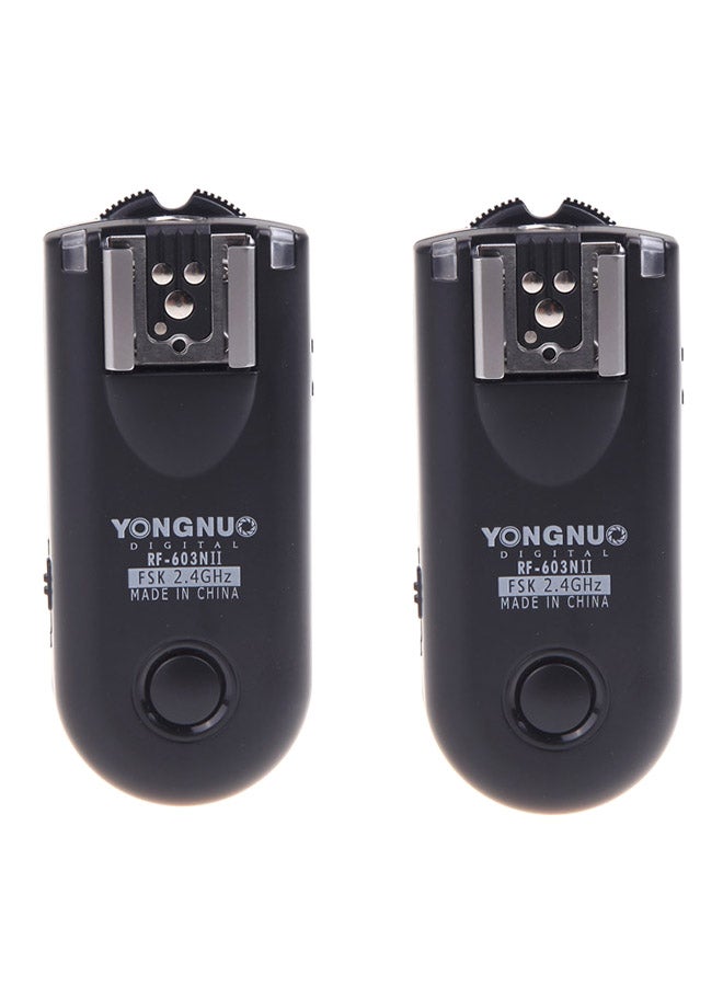 YONGNUO - Wireless Remote Flash Trigger For Canon DSLR Black - Image 1