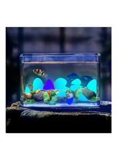 Generic 100-Piece Glow-In-The-Dark Fish Tank Pebble Set White  - Image 4