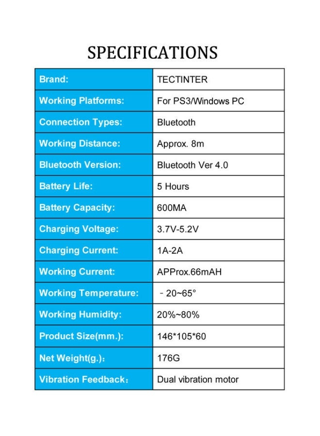 EHOME Wireless Controller For PlayStation 3 - Image 2