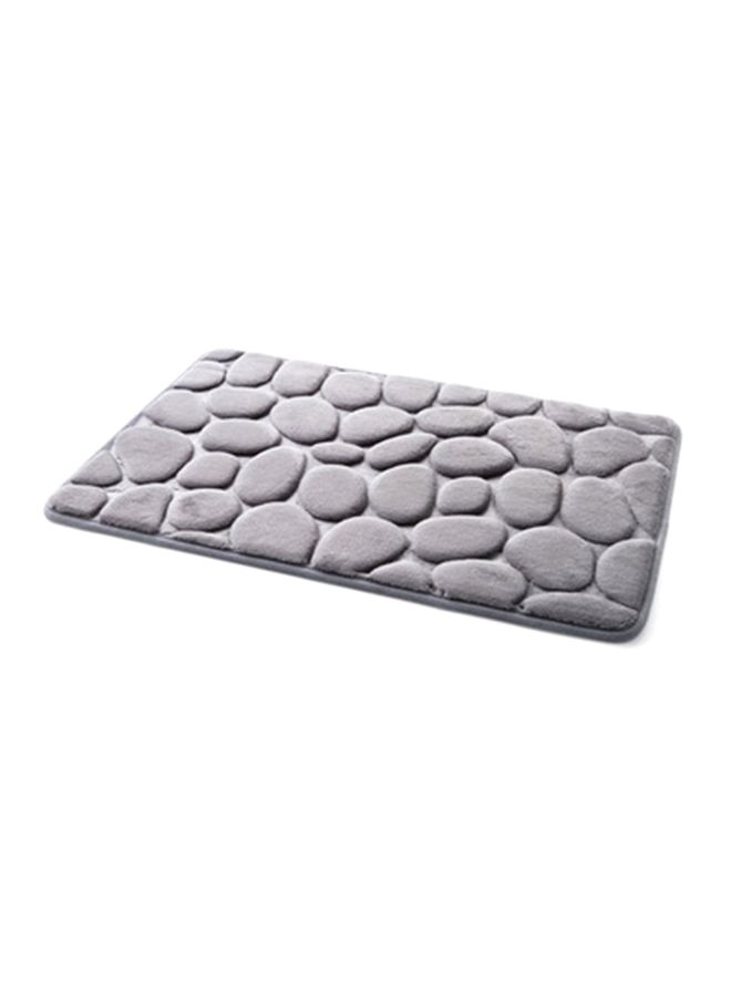 3D Cobblestone Floor Mat Grey 2.9x2x0.6centimeter