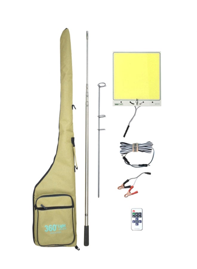 Conpex 400W Outdoor Multifunction LED Light Fishing Rod Camping Lamp 4M With remote - Image 1