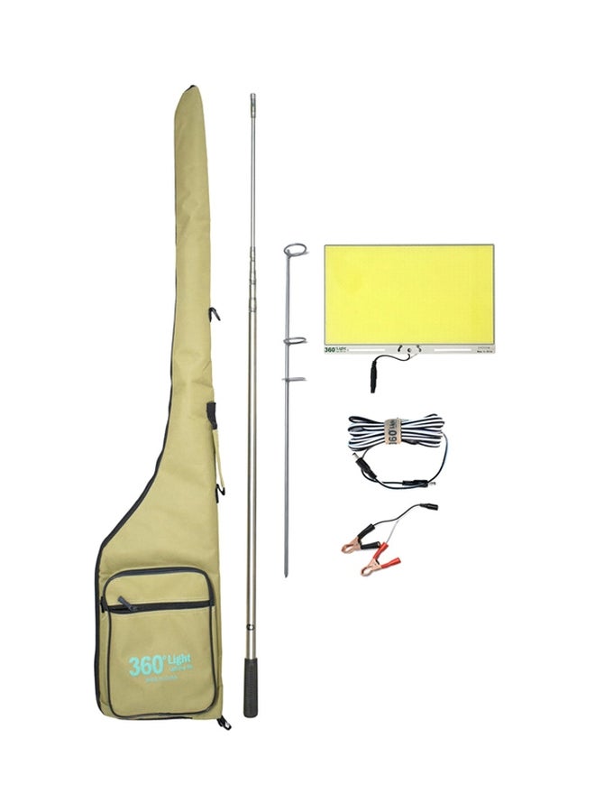 كونبيكس مصباح إضاءة LED ملائم للتخييم للأماكن الخارجية بقدرة 2400 وات متعدد الوظائف ومزود بقصبة الصيد بطول 5 أمتار - Image 1