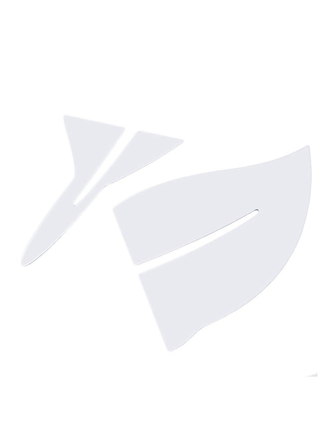 Feather Dressing Mirror DIY Wall Stickers Acrylic Stickers Bathroom Decoration Clear  - Image 3