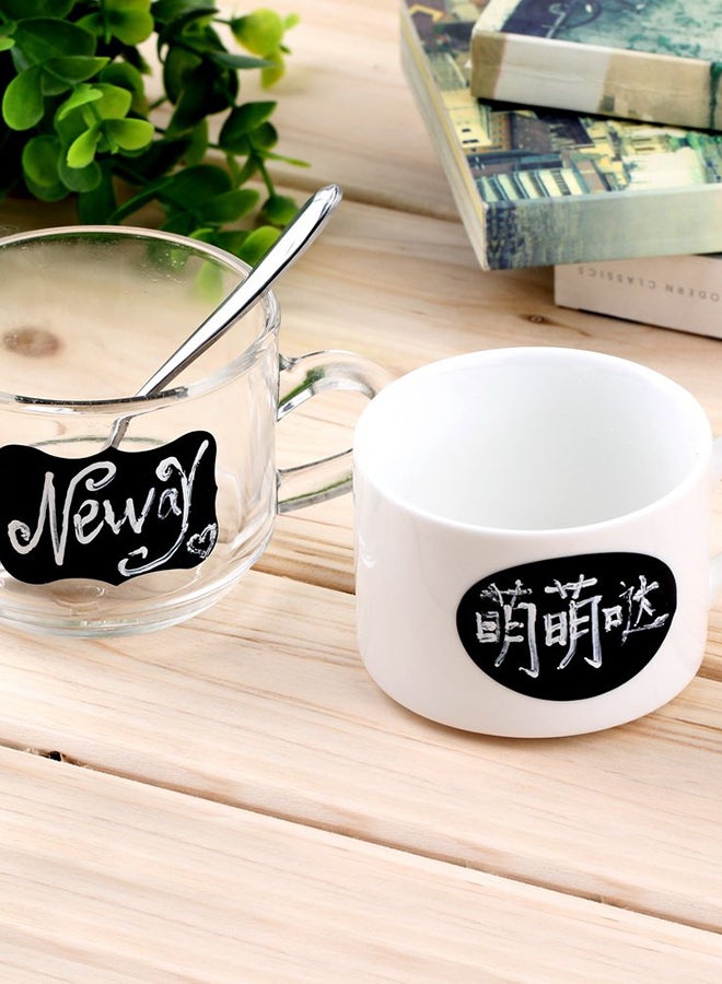36pcs Chalkboard Blackboard Chalk Board Stickers Craft Kitchen Jar Labels Black - Image 2