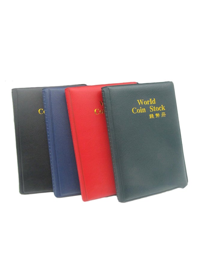 Fashion Style 120 Openings Coins Holders Album Book Collecting Money Bags Multicolour - Image 1