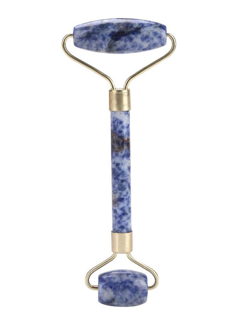 أداة تدليك الرقبة والعين والوجه برأس مزدوج مضادة لعلامات تقدم سن البشرة