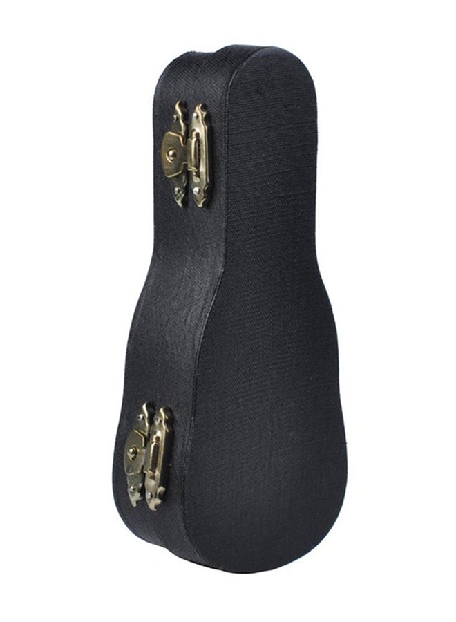 MG-245 Mini Musical Ornaments Wooden Craft Miniature Guitar for Home Decor Beige/Brown  - Image 3