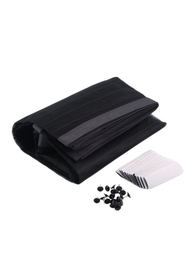 Summer Anti Mosquito Curtain Magnetic Curtains Automatic Closing Door Screen Black