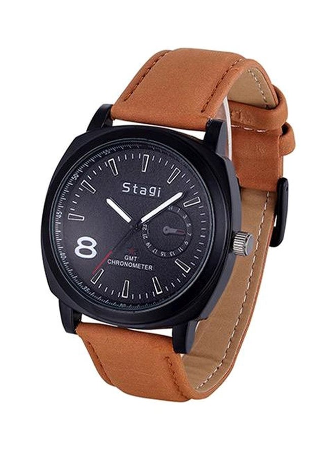 men Men's PU Leather Band Analog Watch - v1556420816/N24214844A_1