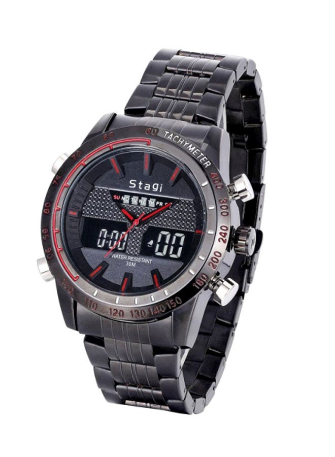 Stagi Men's Sport Stainless Steel Bracelet Watch  - Image 1