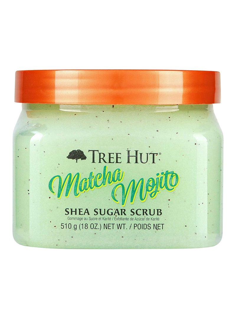 تري هت مقشر الجسم ماتشا موجيتو بالسكر وزبدة الشيا أخضر