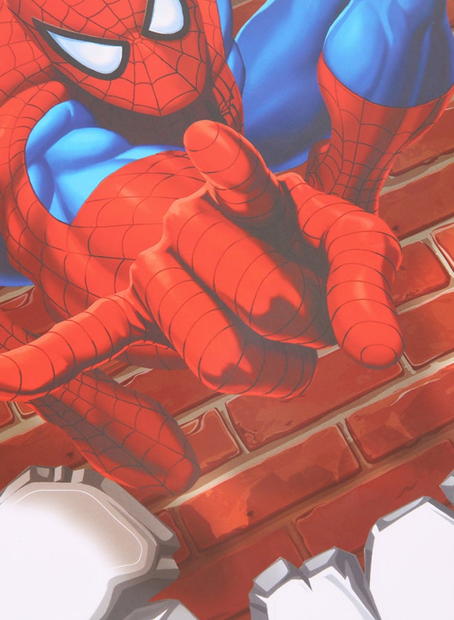 Kids Room Decor Wall Sticker 3D Spider Man Boy Gift Wall Decals Nursery Mural Multicolour - Image 3