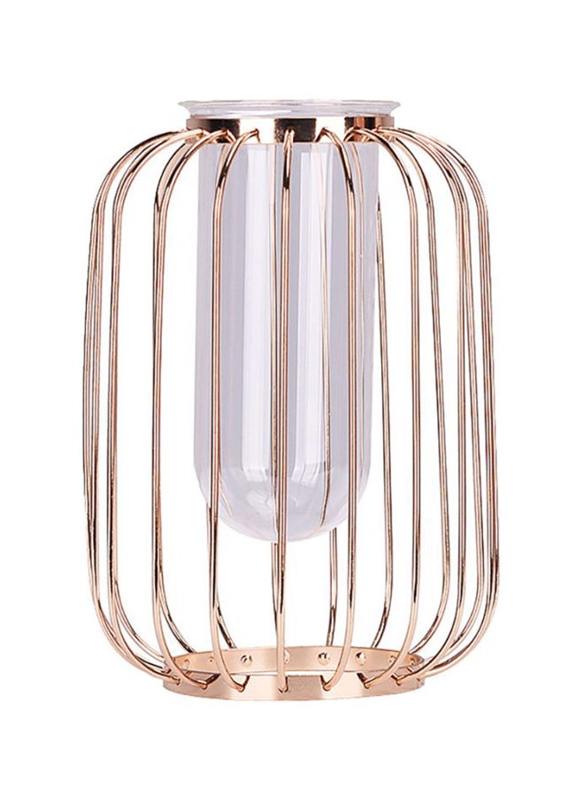 Voberry Flower Vase Gold 23X16X16cm - Image 1