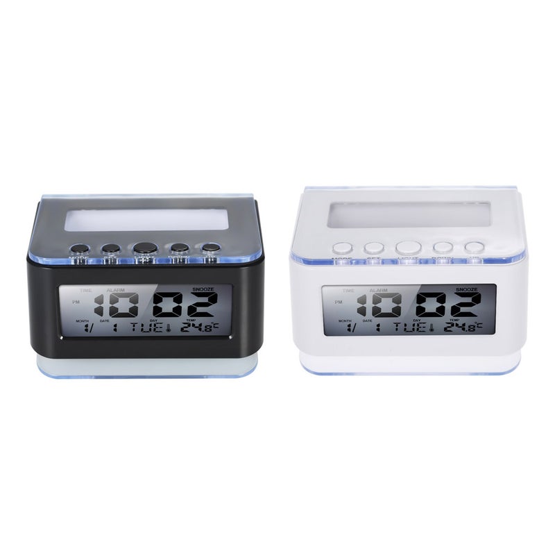 Digital LED Backlight Countdown Timer Alarm Clock White