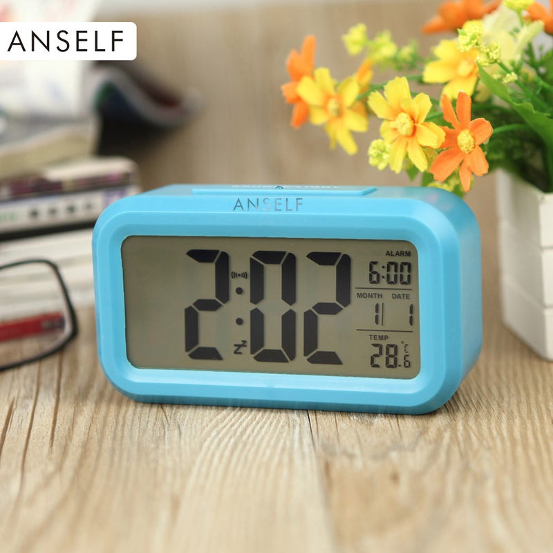 Generic - LED Digital Alarm Clock Blue - Image 1