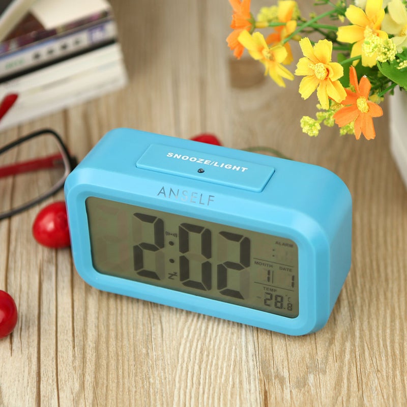 Generic - LED Digital Alarm Clock Blue - Image 1